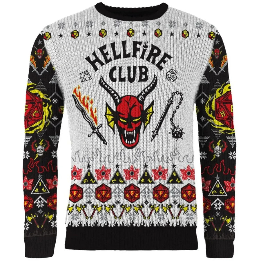 Stranger Things : Hellfire Club Christmas Jumper