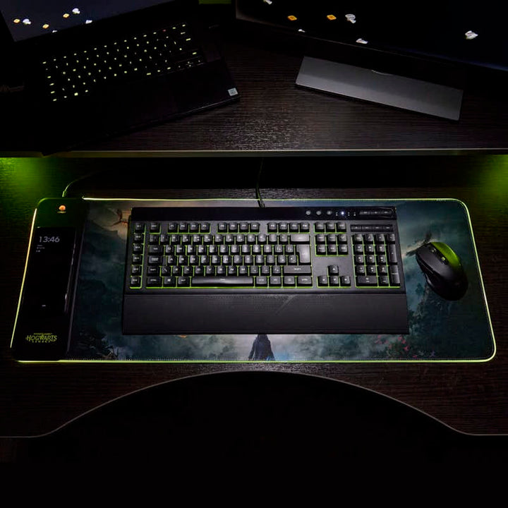 Hogwarts Legacy - Oversize Gaming Mat & Mobile Charger