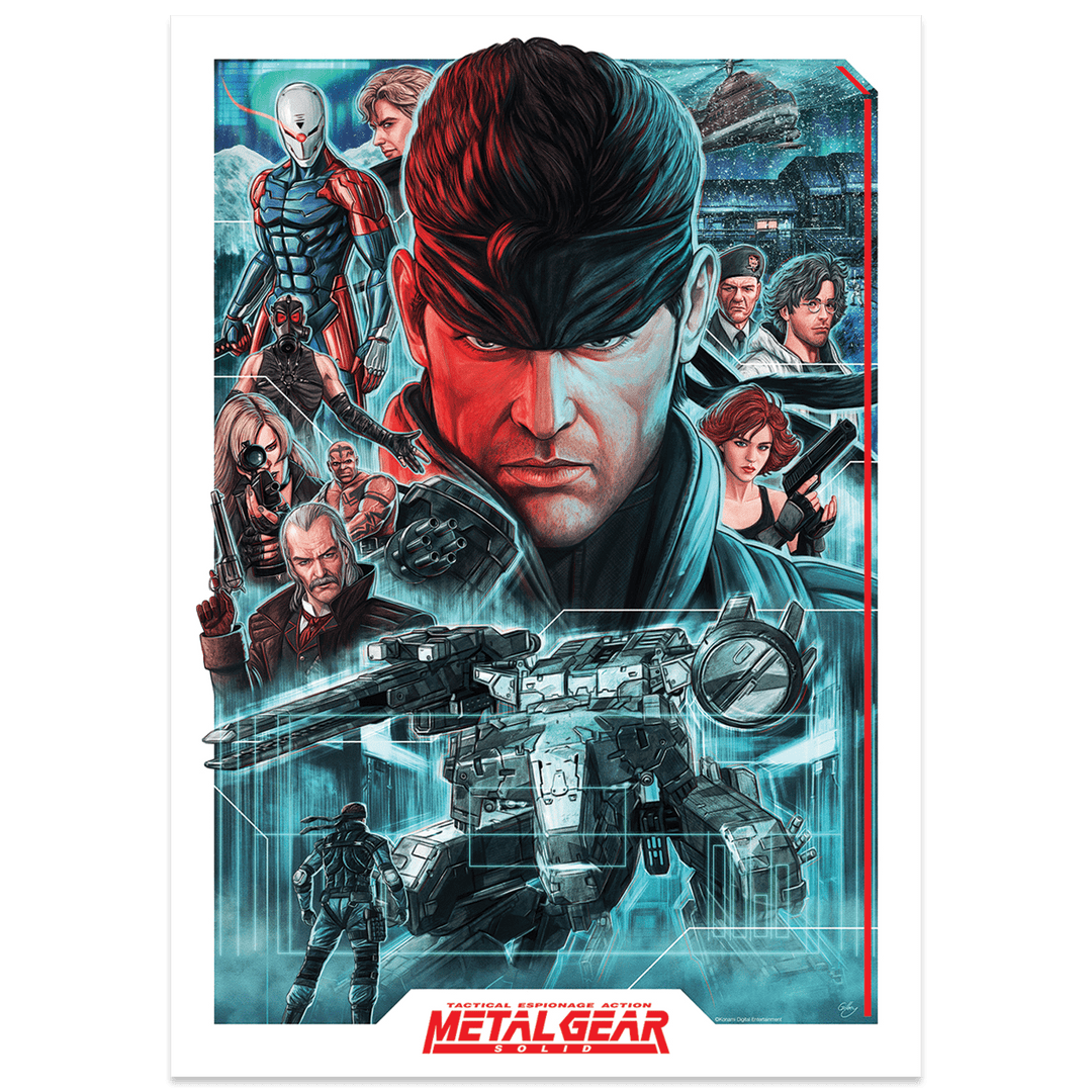 Metal Gear Solid Montage Art Print