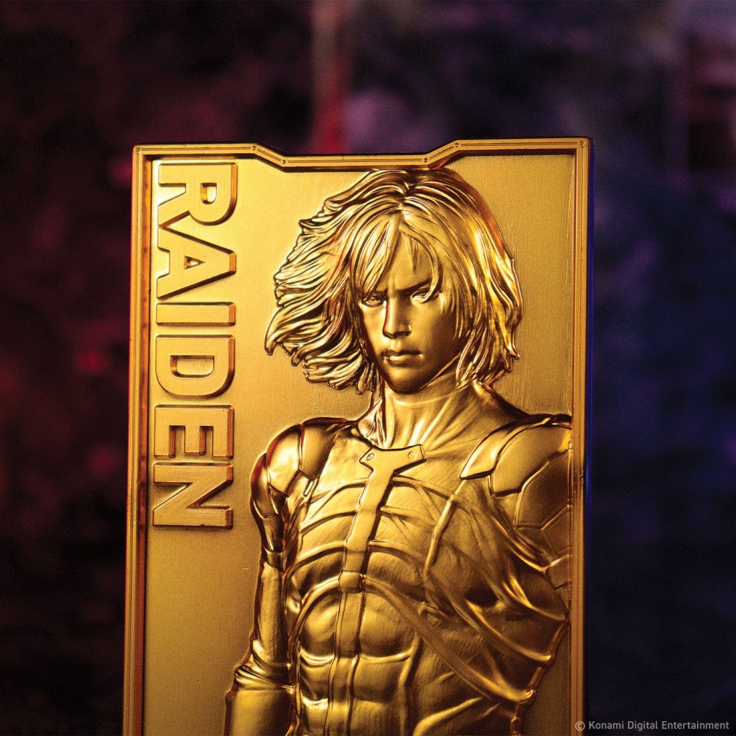 Metal Gear Solid 2: 24k Gold Plated Raiden Ingot