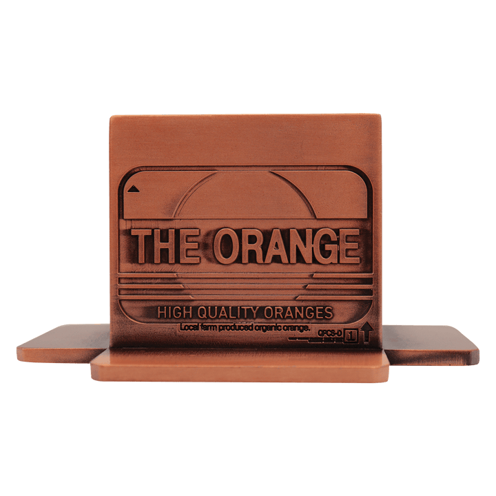 Metal Gear Solid 2: Replica Antique Gold Plated Cardboard Box