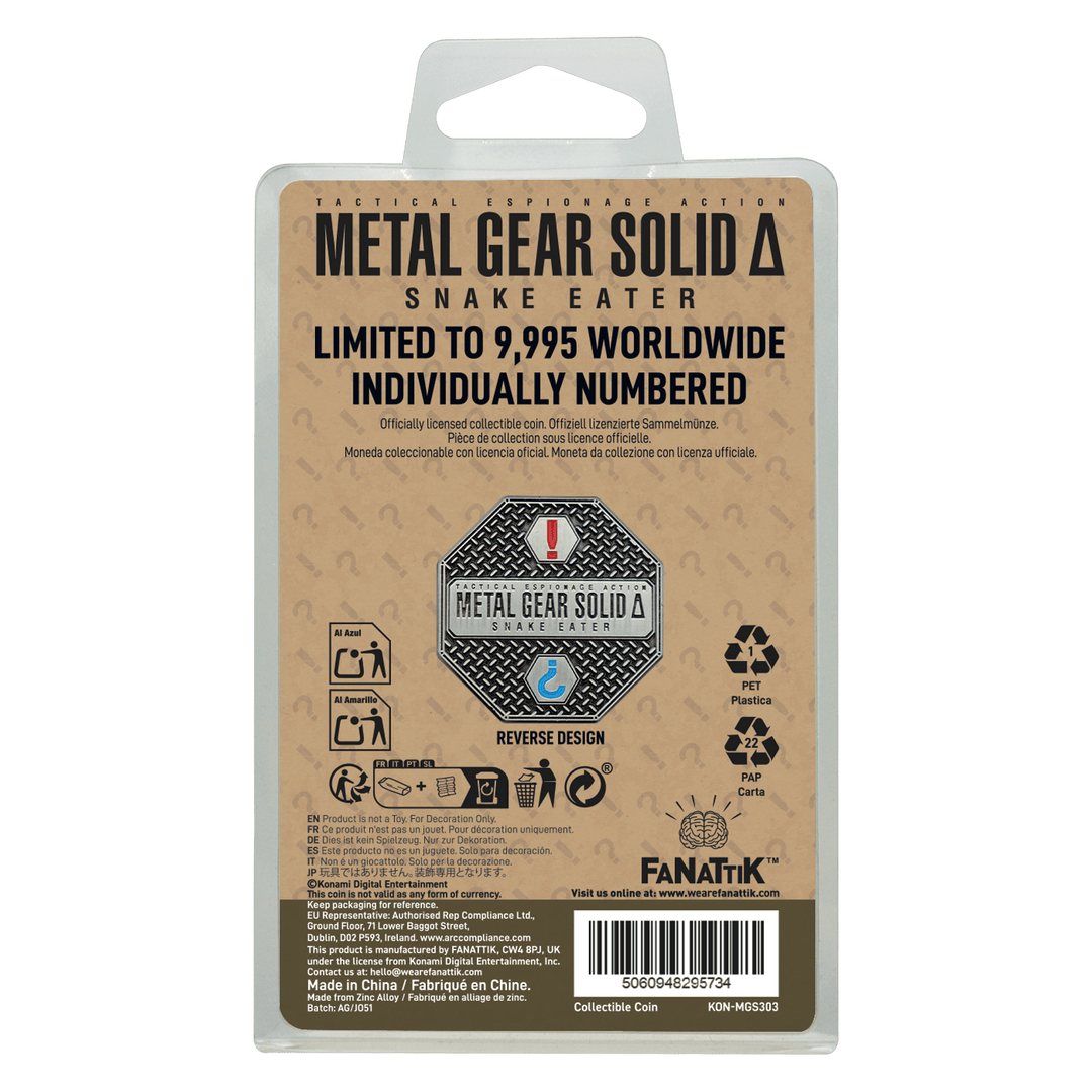 Metal Gear Solid : Delta Limited Edition - Naked Snake Coin