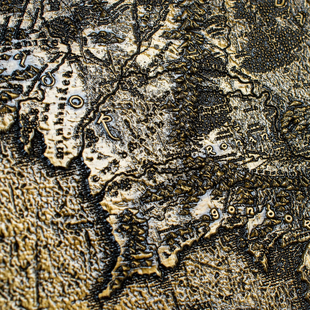 The Lord of the Rings: Middle Earth Map