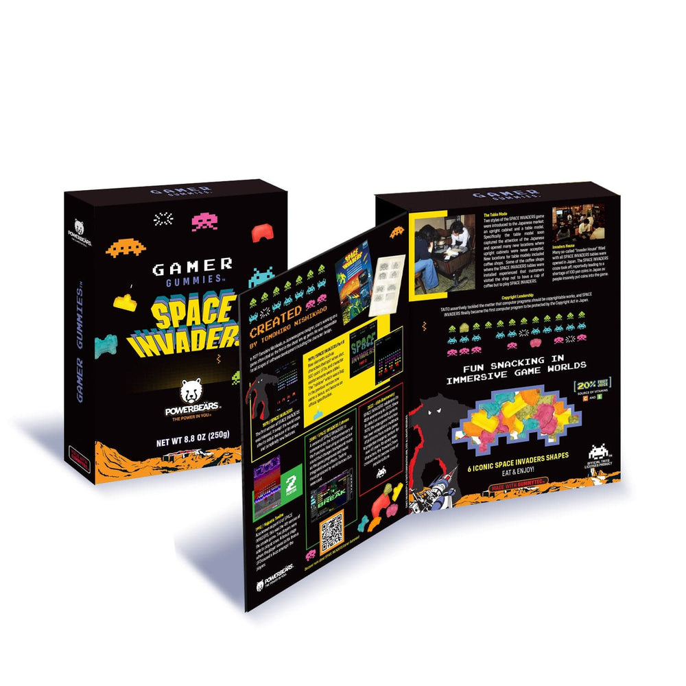Space Invaders gamer gummies gift box (12x250g)
