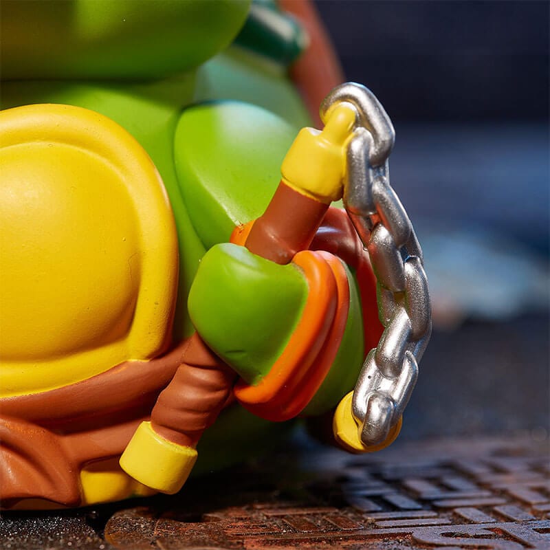 TUBBZ Michelangelo Sammlerfigur – TMNT Als Gummiente, Vinyl – Ca. 9 Cm Hoch