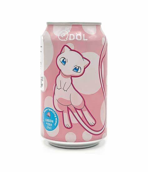 Official Pokémon Mew Peach Flavour Soda 330ml