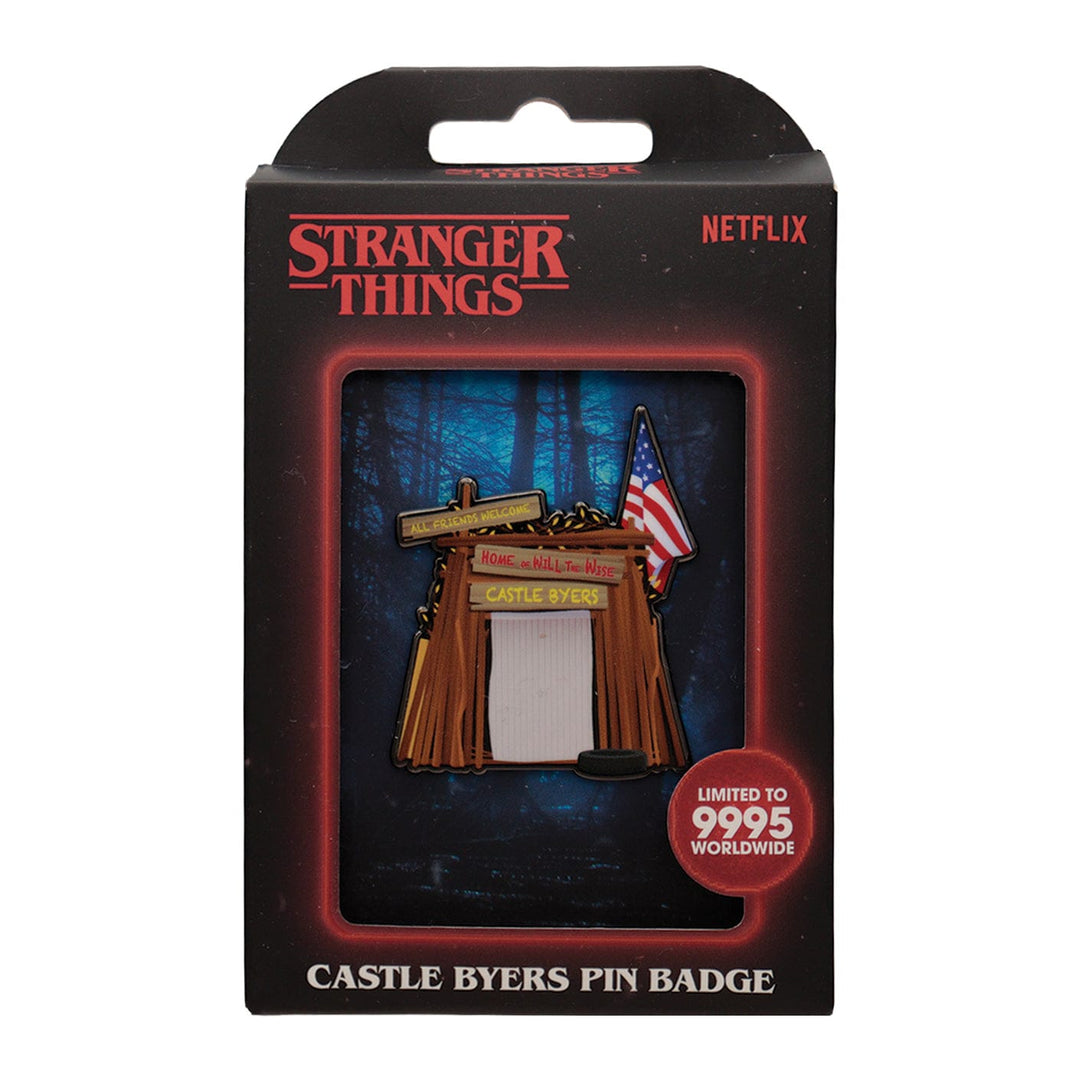 Stranger Things Castle Byers Pin Badge