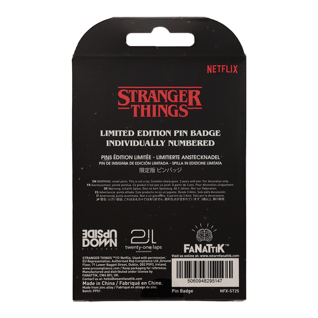 Stranger Things Hellfire Lives Pin Badge