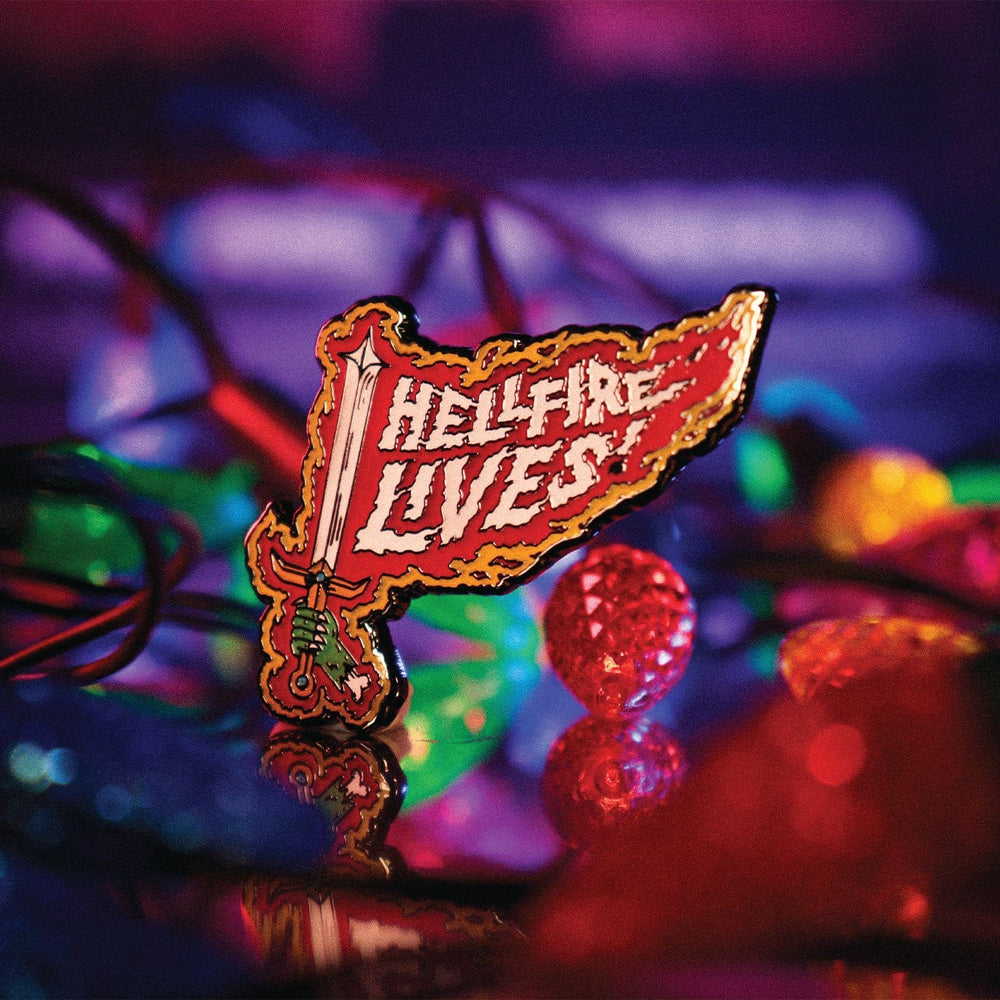 Stranger Things Hellfire Lives Pin Badge
