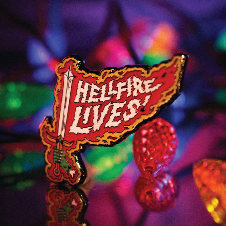 Stranger Things Hellfire Lives Pin Badge