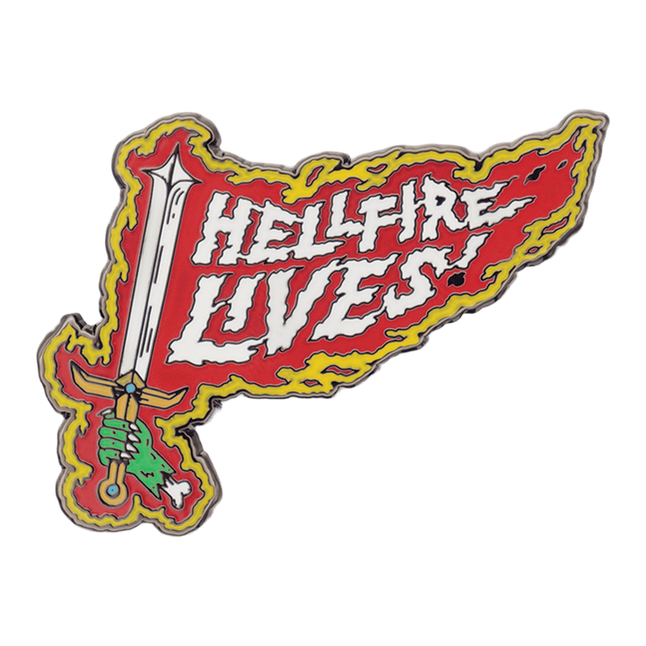 Stranger Things Hellfire Lives Pin Badge