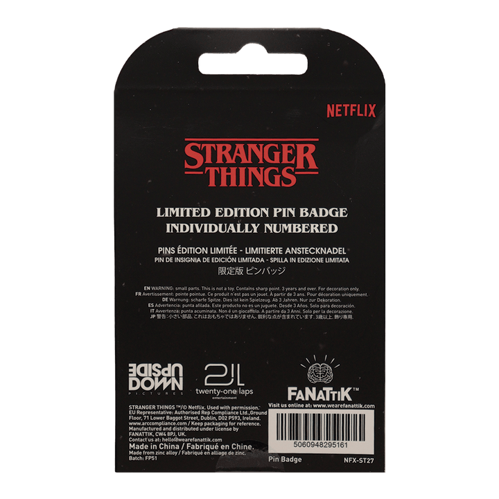 Stranger Things The Squawk Pin Badge