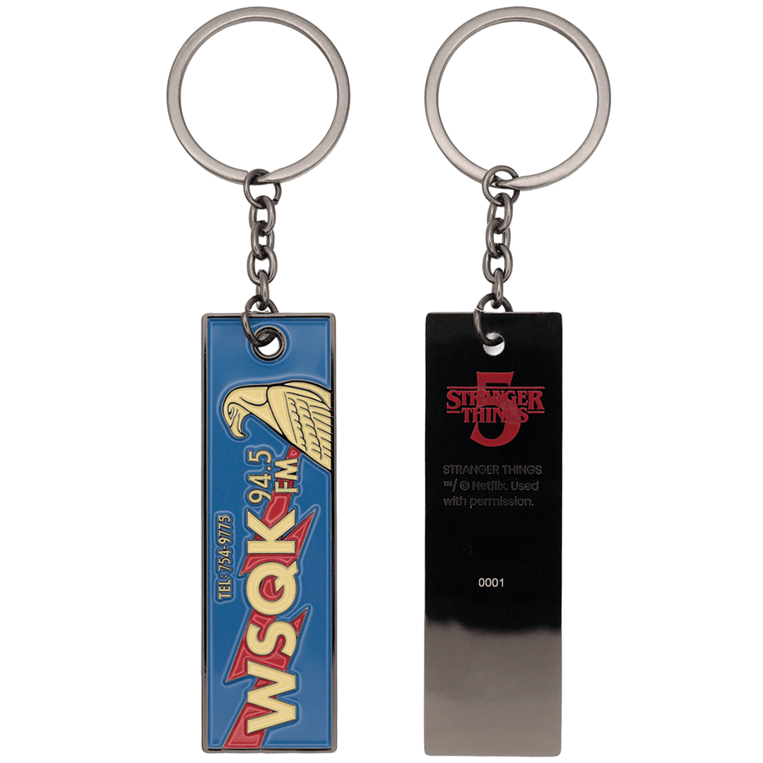 Stranger Things The Squawk WSQK Keyring