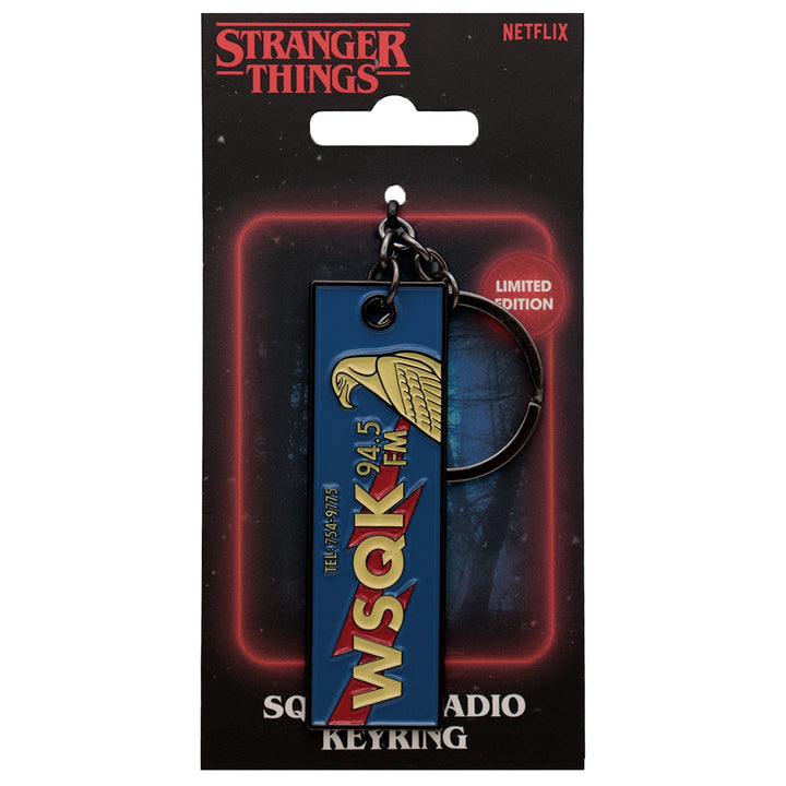 Stranger Things The Squawk WSQK Keyring