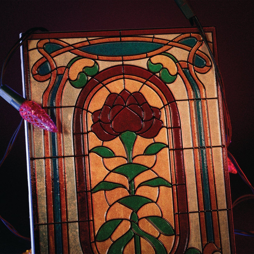 Stranger Things Creel House Stained Glass Window Resin Plaque