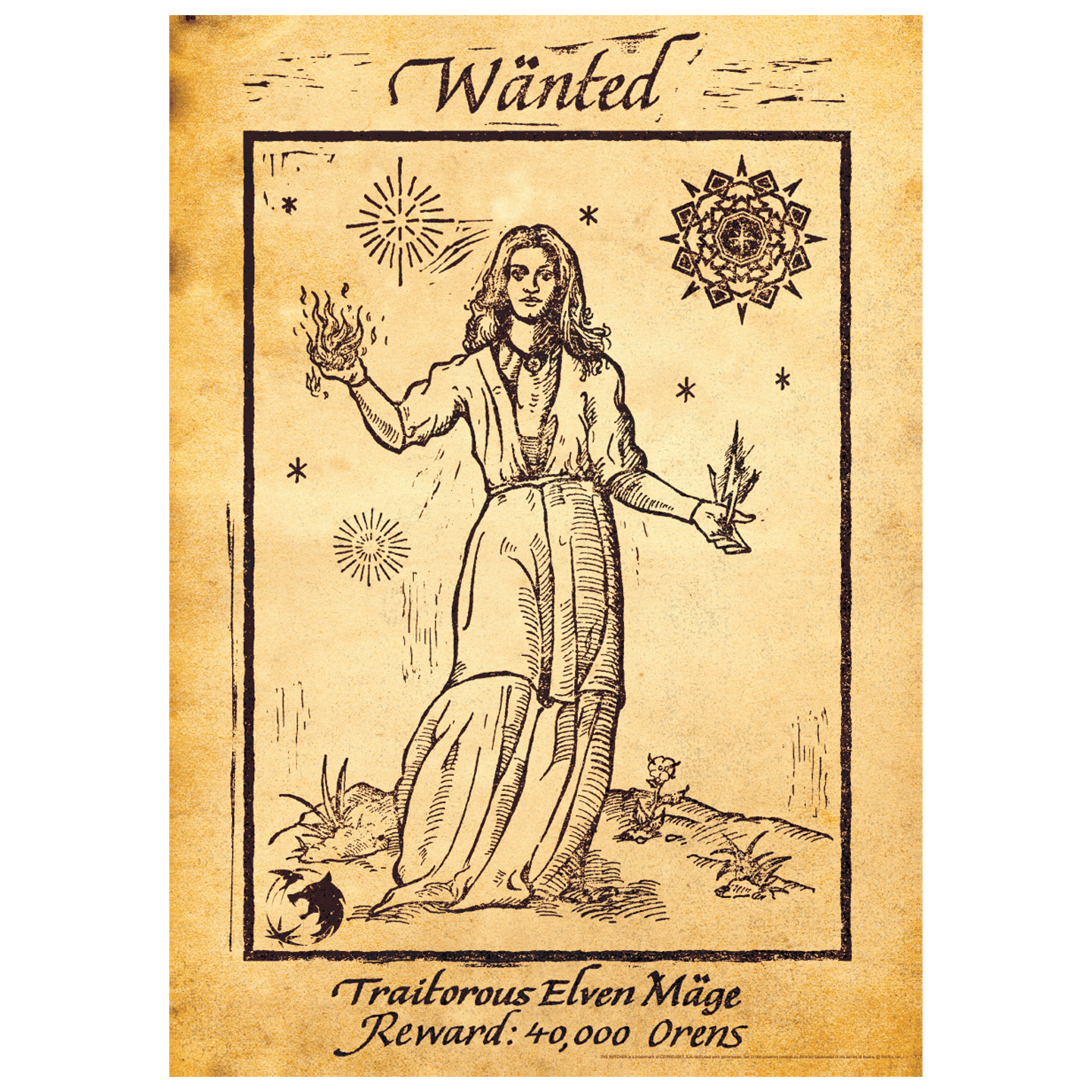 The Witcher : Art print