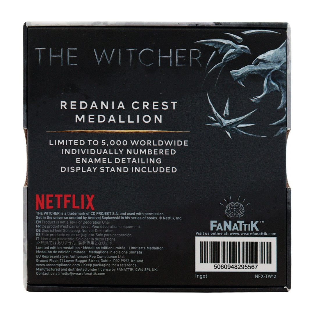 The Witcher : Redania Crest Medallion