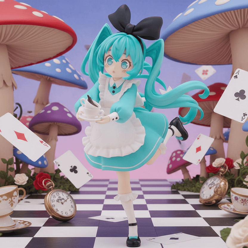 Hatsune Miku: Miku In Wonderland 16cm Statue