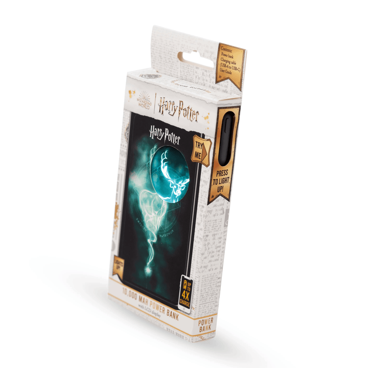 Harry Potter Patronus Light-Up Power Bank 10,000mAh
