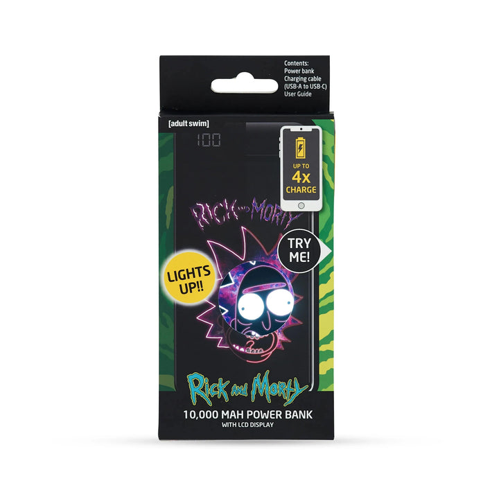 Rick and Morty Light-Up Power Bank 10,000mAh