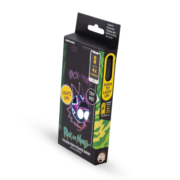 Rick and Morty Light-Up Power Bank 10,000mAh