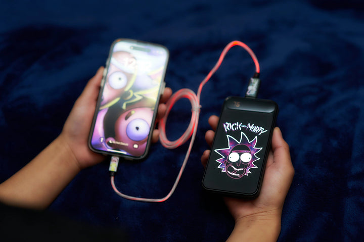 Rick and Morty Light-Up Power Bank 10,000mAh