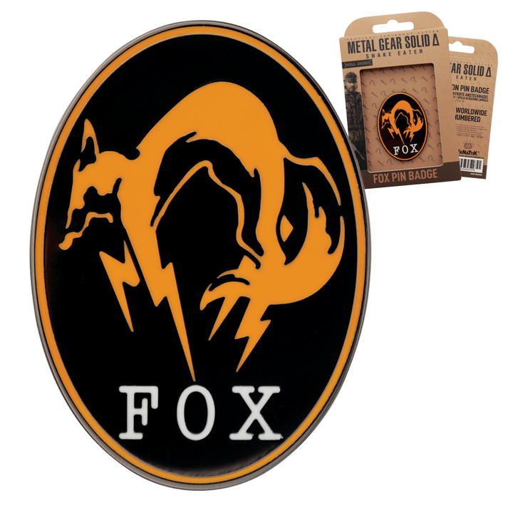 Metal Gear Solid : Delta FOX Pin Badge