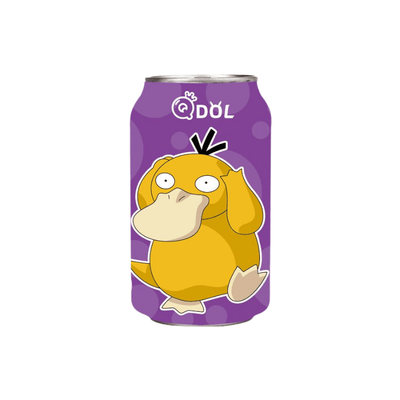 Official Pokémon Psyduck Grape Flavour Soda 330ml