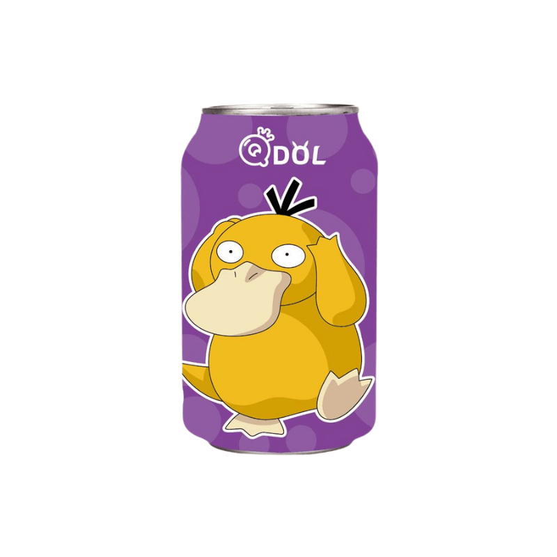 Official Pokémon Psyduck Grape Flavour Soda 330ml