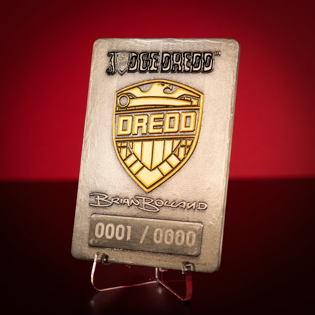 2000 AD Judge Dredd Comic Book Cover Ingot