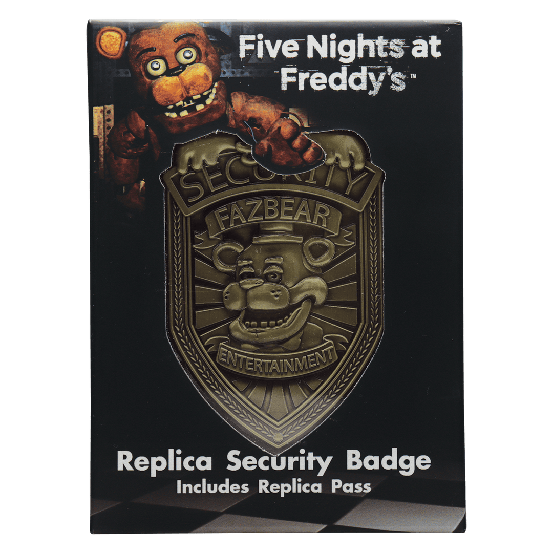 Five Nights at Freddy's : Replica Security Badge – Antique Brass Edition