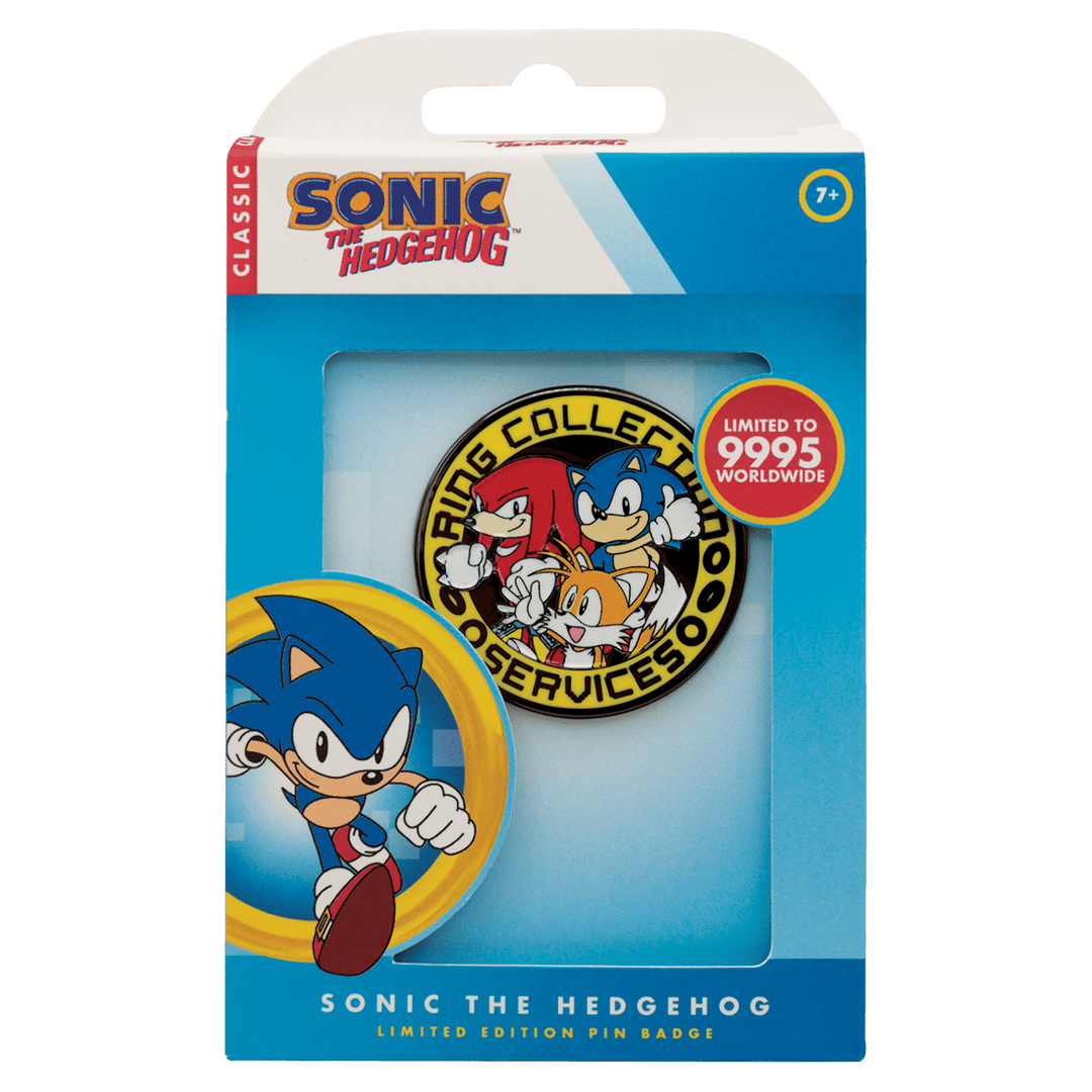 Sonic The Hedgehog: Sonic, Tails, and Knuckles Pin Badge