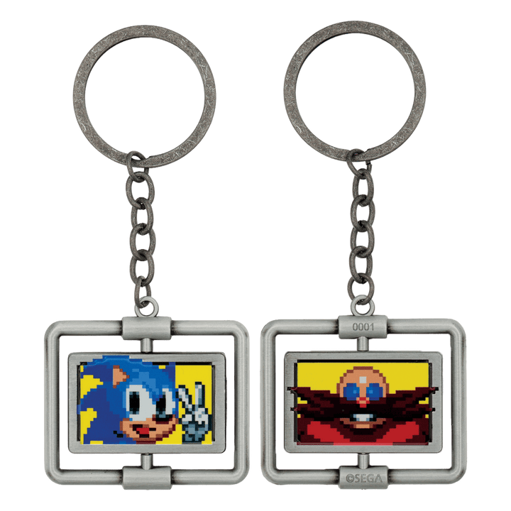 Sonic The Hedgehog: Spinning Keyring