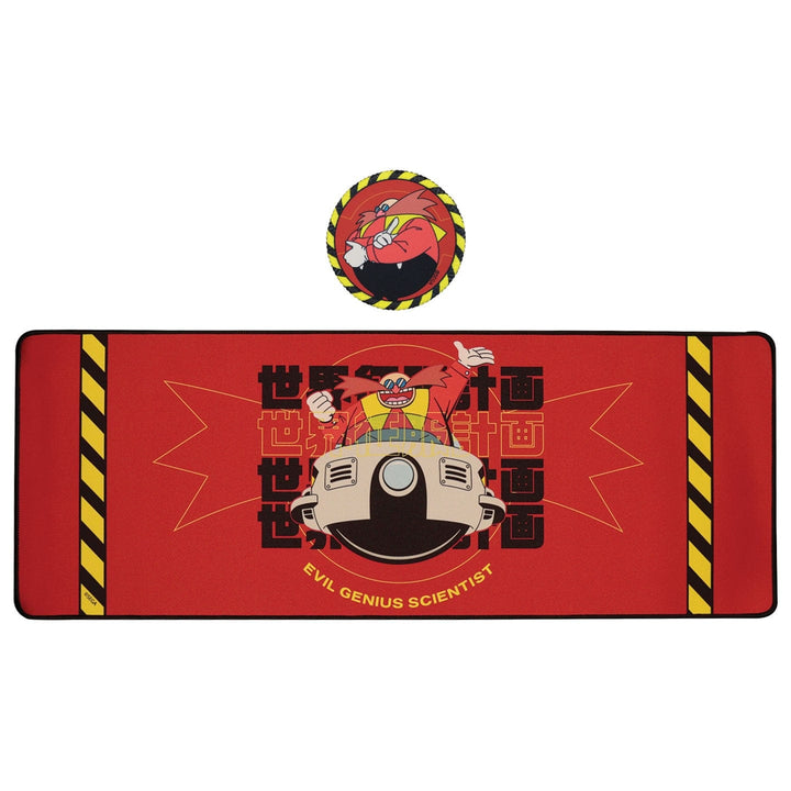 Sonic The Hedgehog: Dr. Eggman Deskpad &amp; Coaster Set