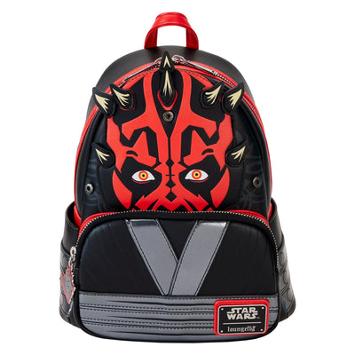 Loungefly Star Wars Darth Maul Detachable Hood Cosplay Mini Backpack