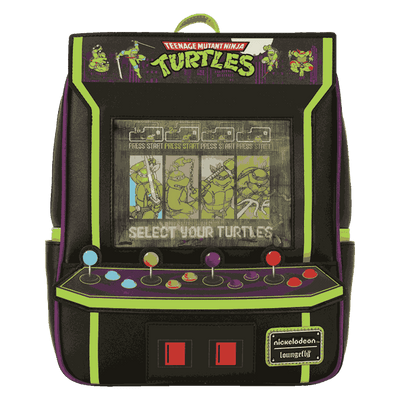 Loungefly TMNT 40th Anniversary Vintage Arcade Mini Backpack