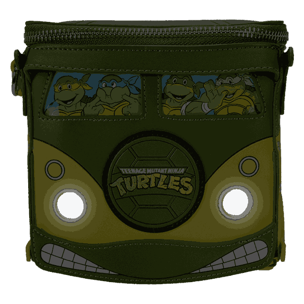 Loungefly TMNT 40th Anniversary Party Wagon Figural Crossbody Bag