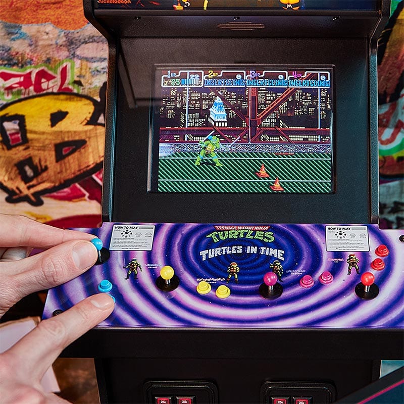 Official TMNT – Turtles in Time Quarter Size Arcade Cabinet (Exclusive Signed Collector&