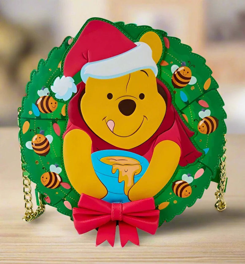 Loungefly Disney Winnie The Pooh Stuck In The Wreath Crossbody Bag Loungefly Just Geek