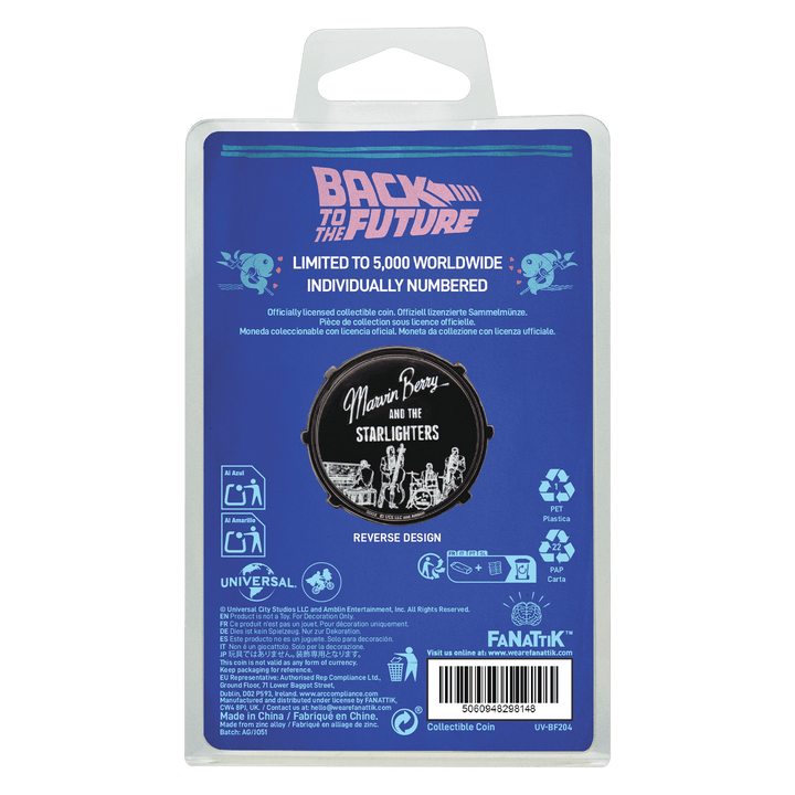 Back to the Future Marvin Berry & The Starlighters Coin
