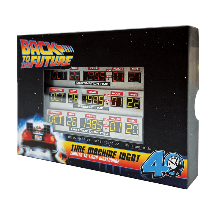 Back to the Future 40th Anniversary Time Circuits Ingot