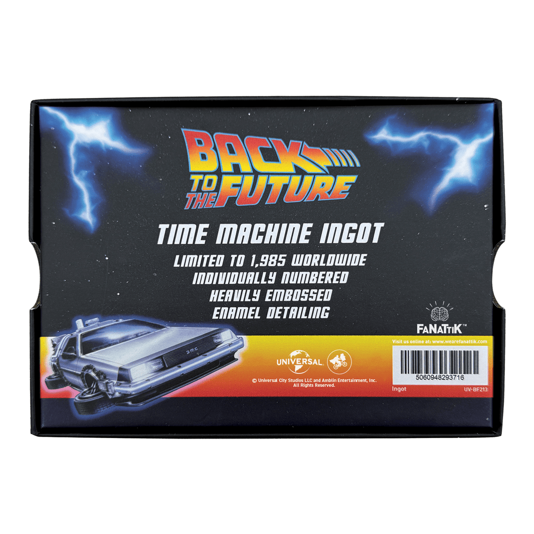 Back to the Future 40th Anniversary Time Circuits Ingot