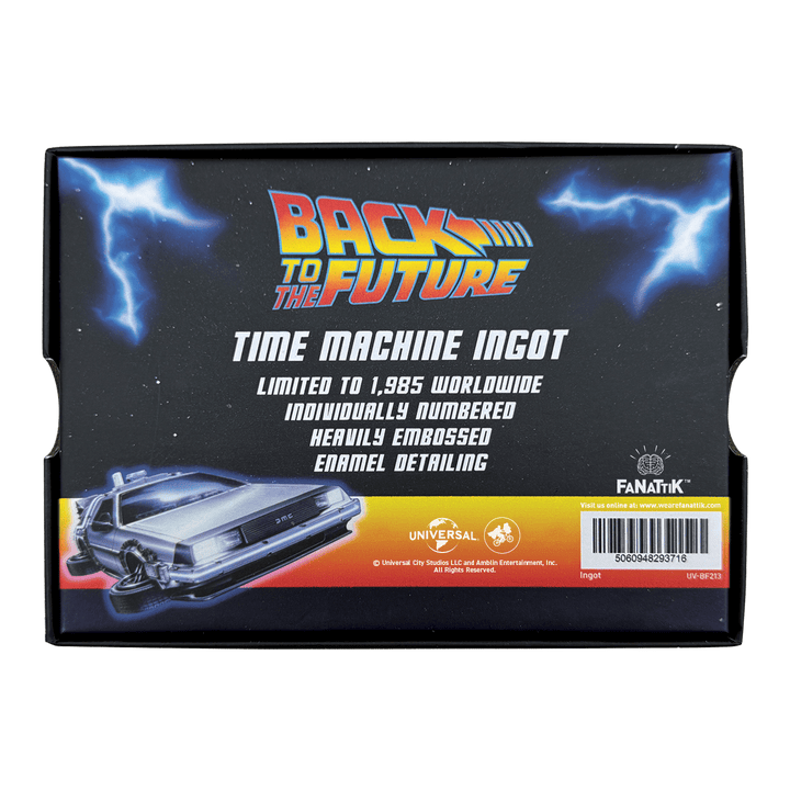 Back to the Future 40th Anniversary Time Circuits Ingot