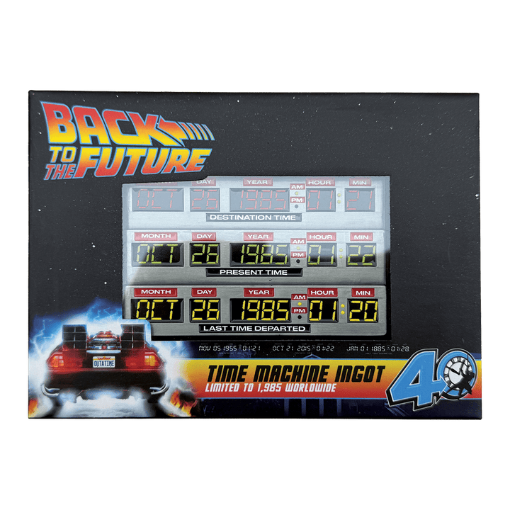 Back to the Future 40th Anniversary Time Circuits Ingot