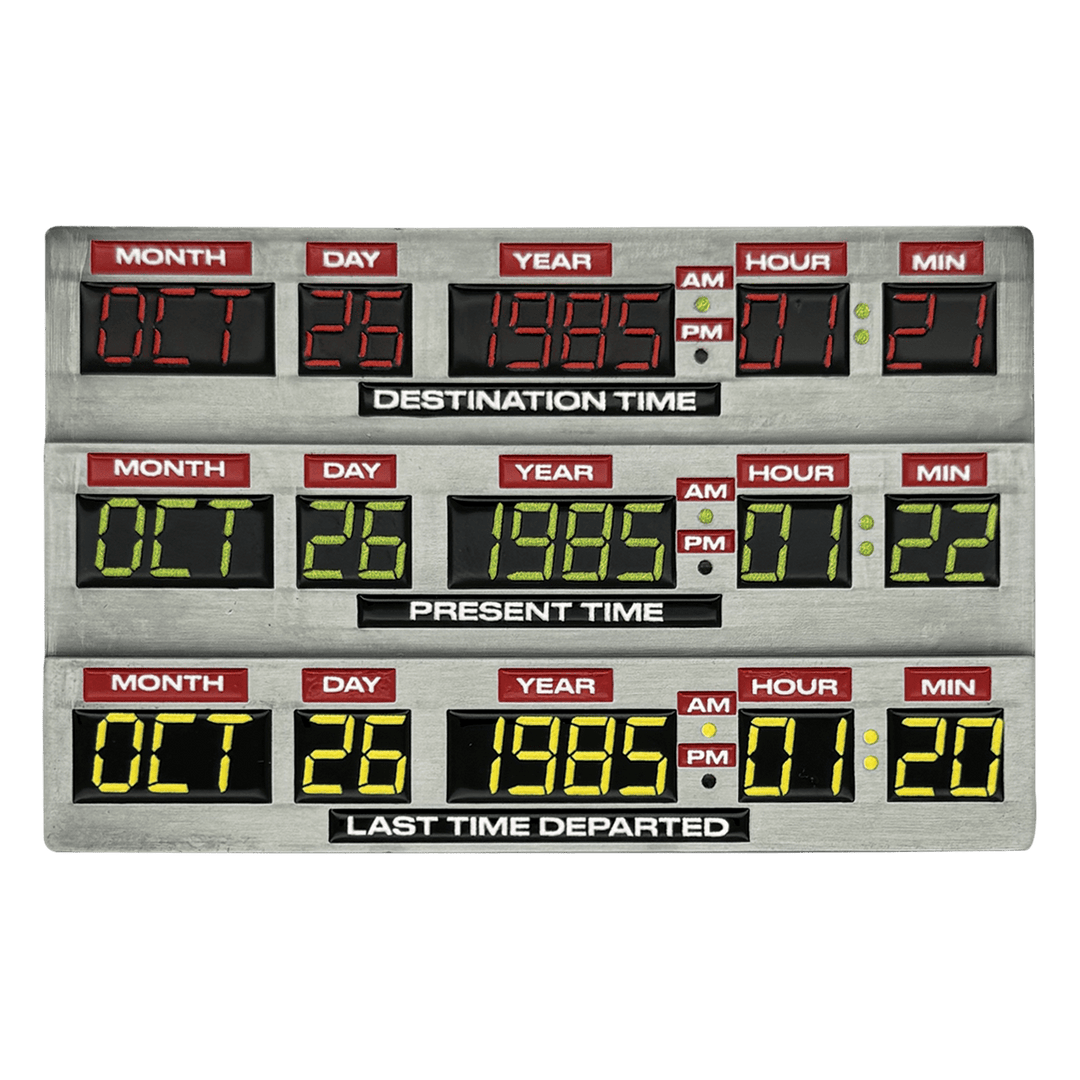 Back to the Future 40th Anniversary Time Circuits Ingot