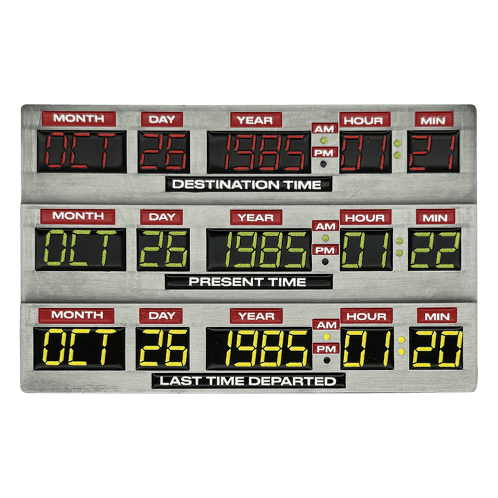 Back to the Future 40th Anniversary Time Circuits Ingot