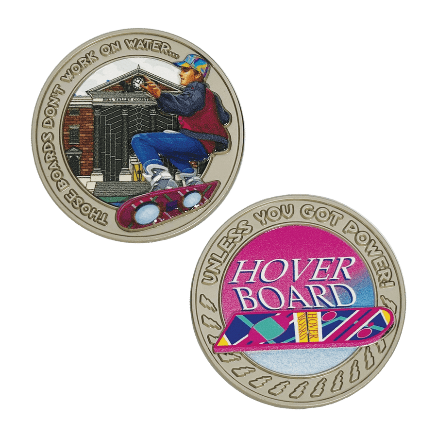 Back to the Future Hoverboard Coin