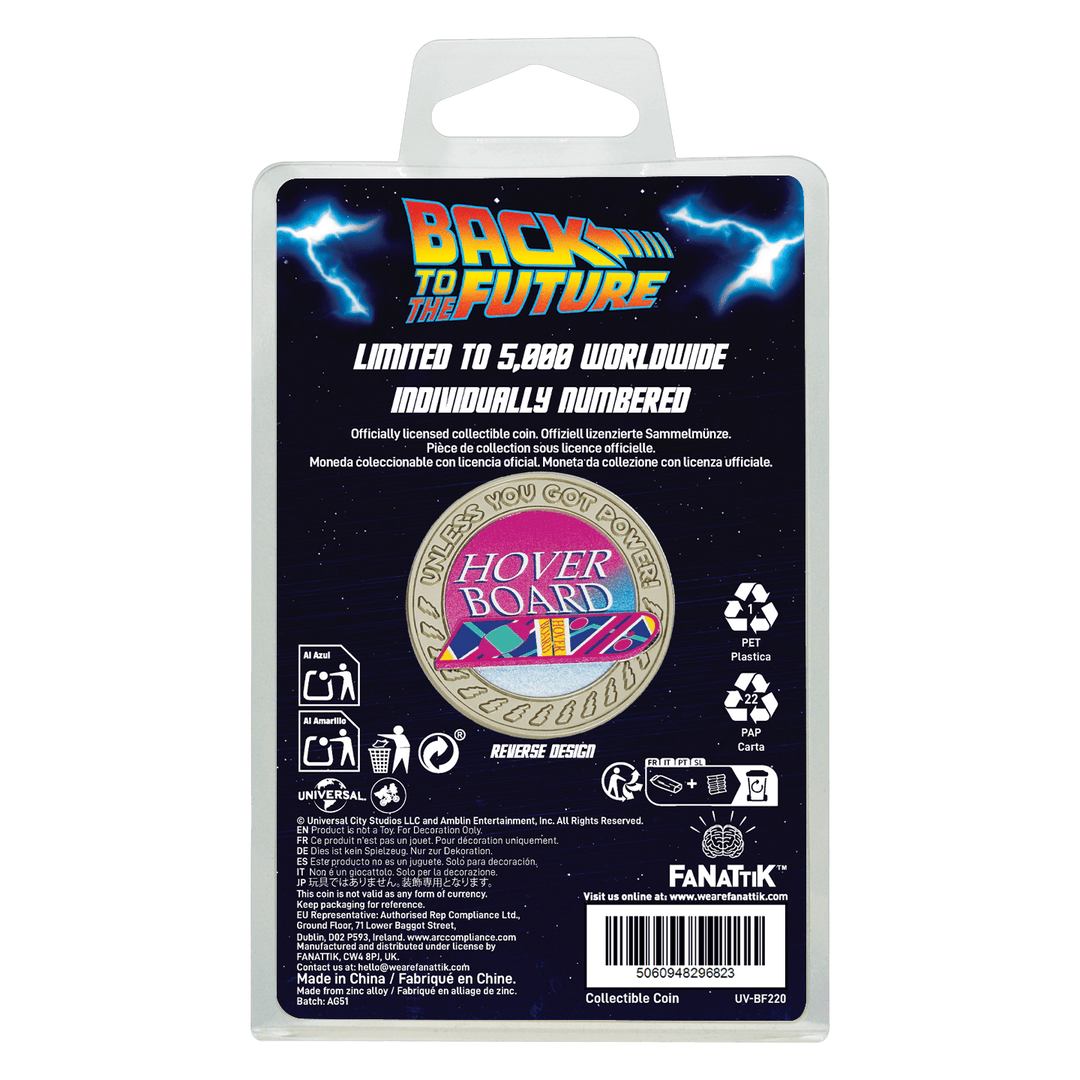 Back to the Future Hoverboard Coin