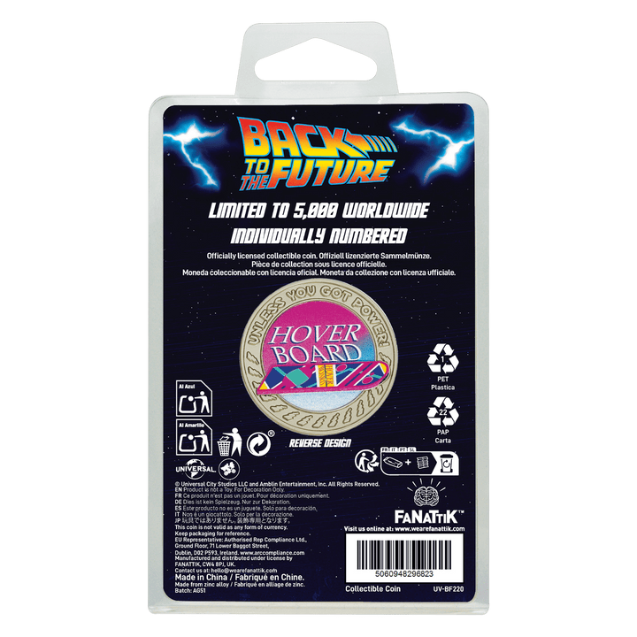 Back to the Future Hoverboard Coin
