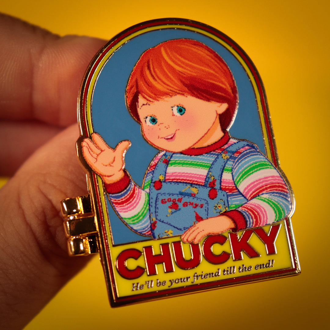 Chucky Limited Edition Hinged Pin Badge